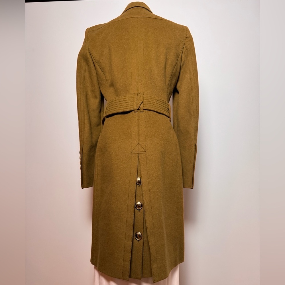 Burberry Wool Cashmere Military Coat Size 6 - Picture 9 of 15